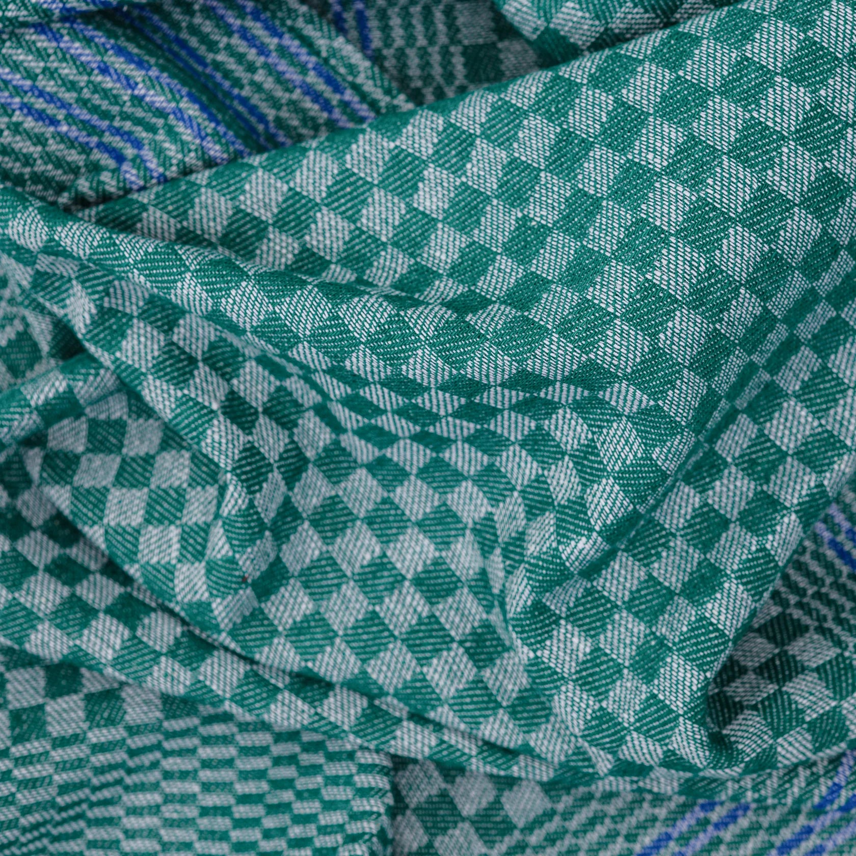 Grubentuch Grün Blau