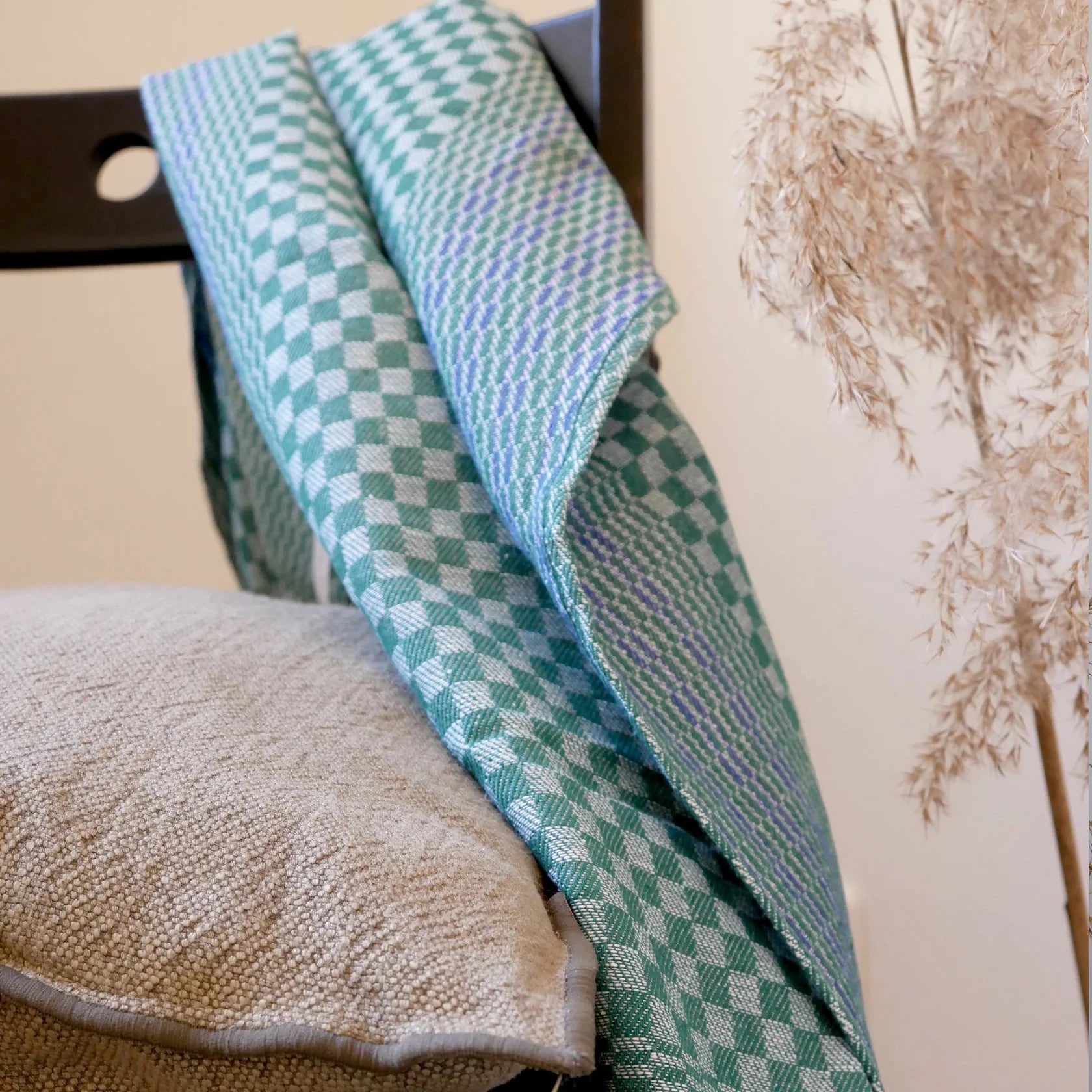 Grubentuch Grün Blau