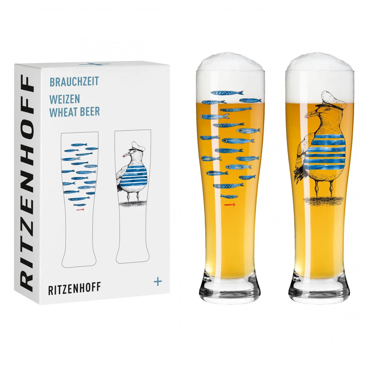 Ritzenhoff Brauchzeit Weizenbierglas 2er-Set #13, #14