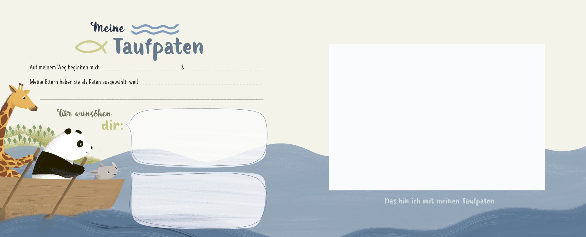EMF Meine Taufe - blau
