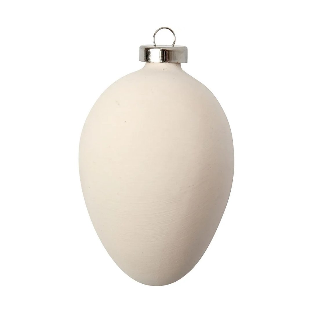 Eier aus roher, weißer Terrakotta - Teeliesel  Default Title