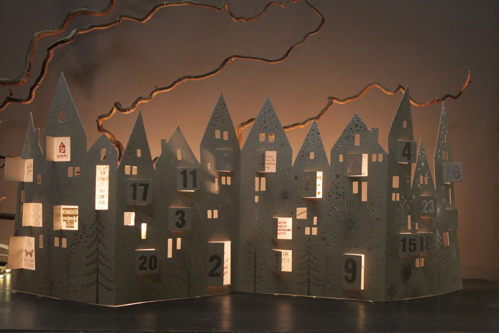 Good old friends Adventskalender Silhouetten