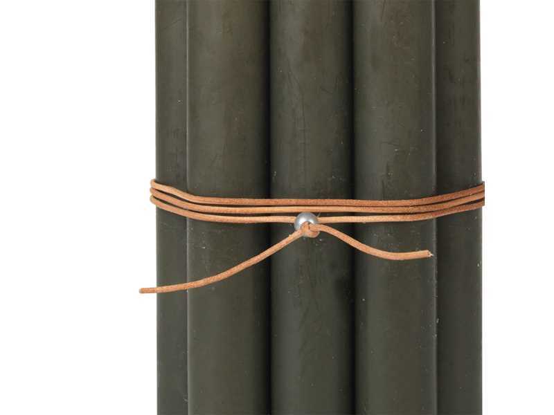 BROSTE COPENHAGEN 10er-Set Stabkerzen 19 cm dunkelgrün - Teeliesel  Default Title