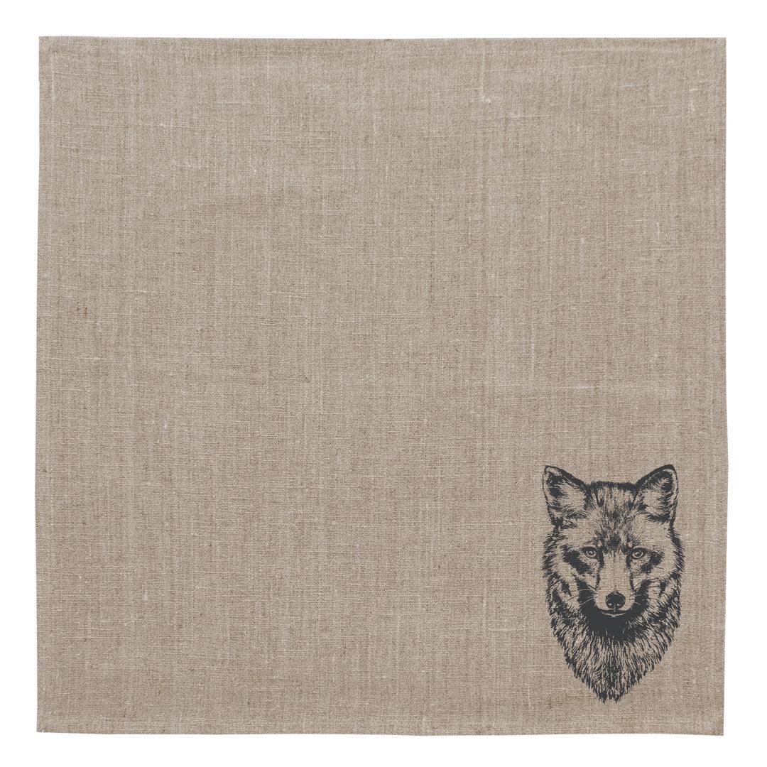 Frohstoff Leinen Serviette Fuchs