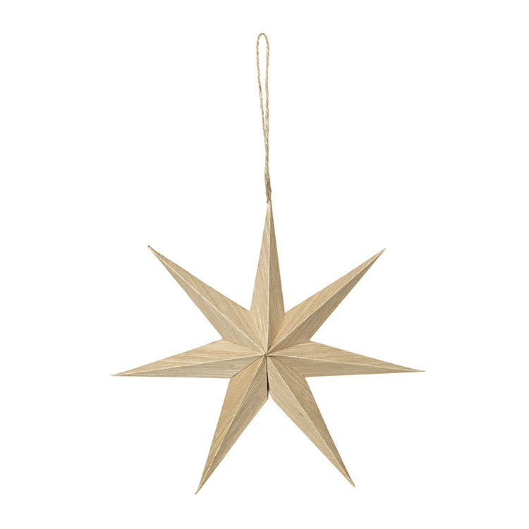 Broste Copenhagen DEKO STERN 'VENICE' HOLZ NATURAL 20cm