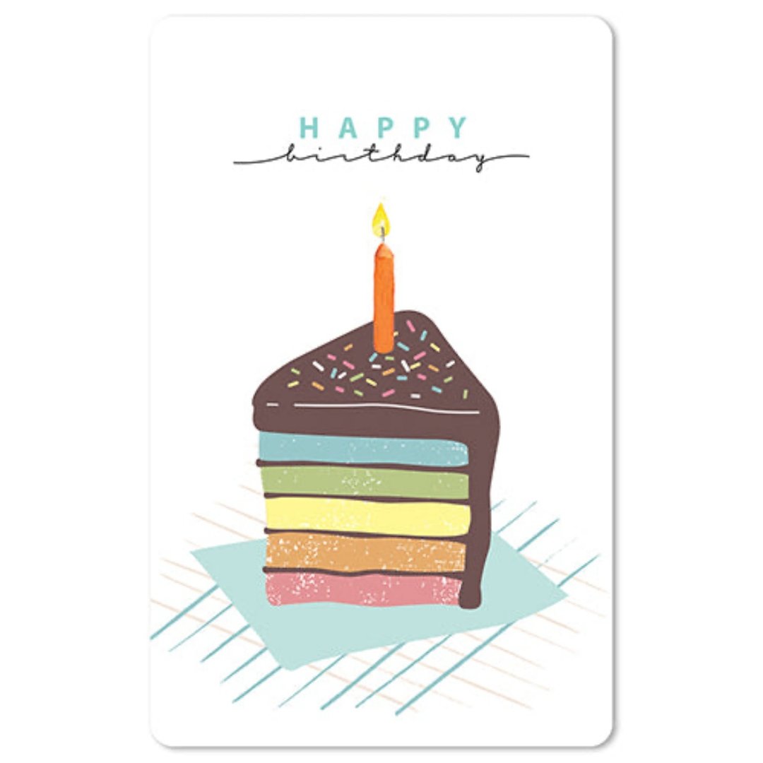 chic mic Mini Postkarte Chocolate Cake
