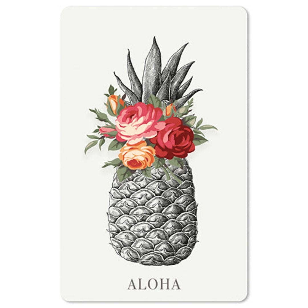 Lunacard Mini Postkarte Pineapple - Teeliesel  Default Title
