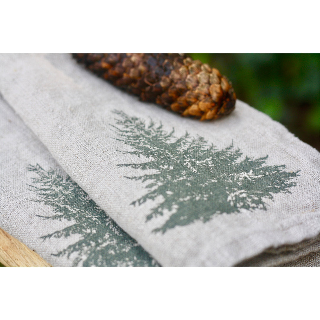 Frohstoff Leinen Serviette Tanne