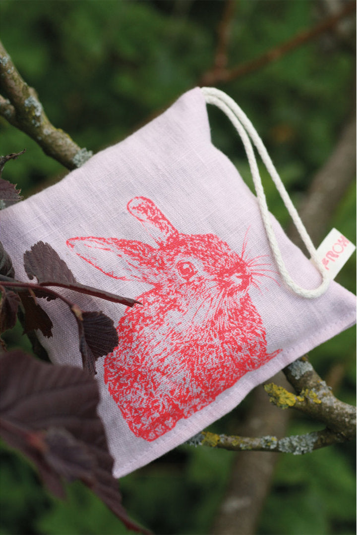 Frohstoff® Lavendelkissen Rosa Wildkaninchen koralle