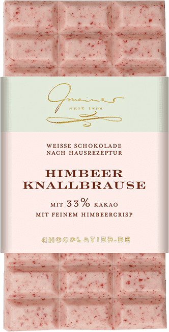 Schokolade Gmeiner Himbeer Knallbrause