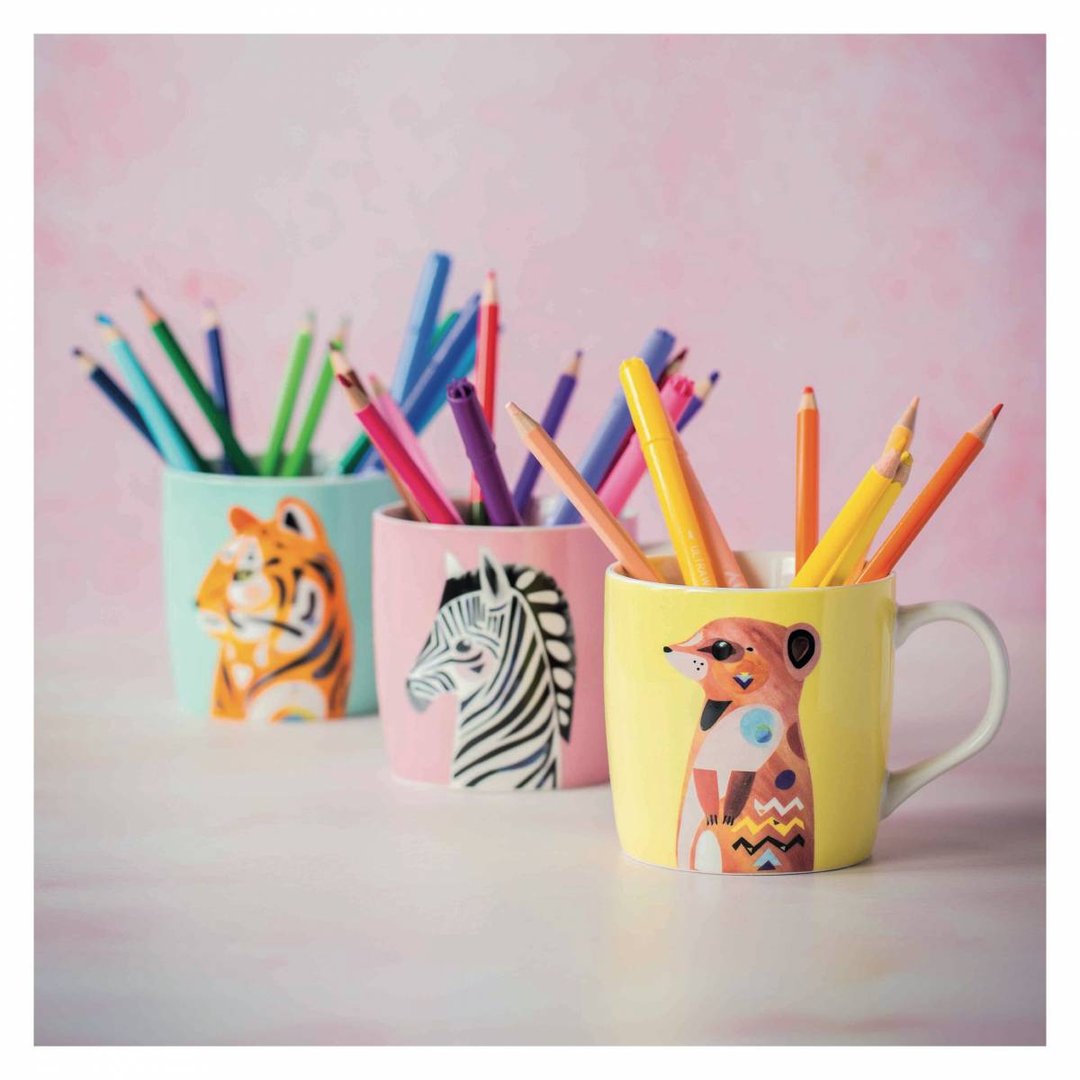 PETE CROMER Becher Zebra