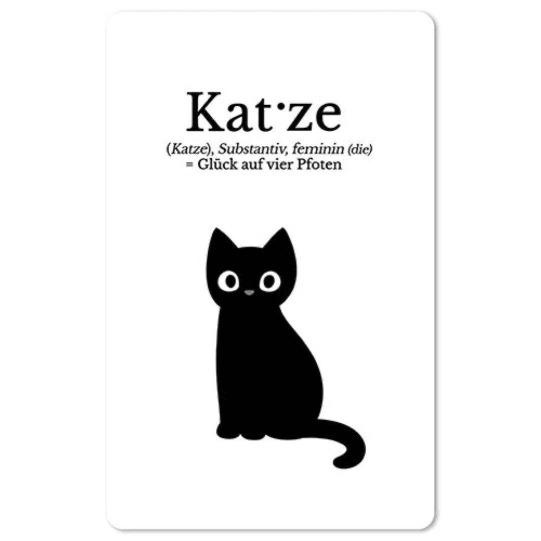 chic mic Lunacard Mini Postkarte Katze