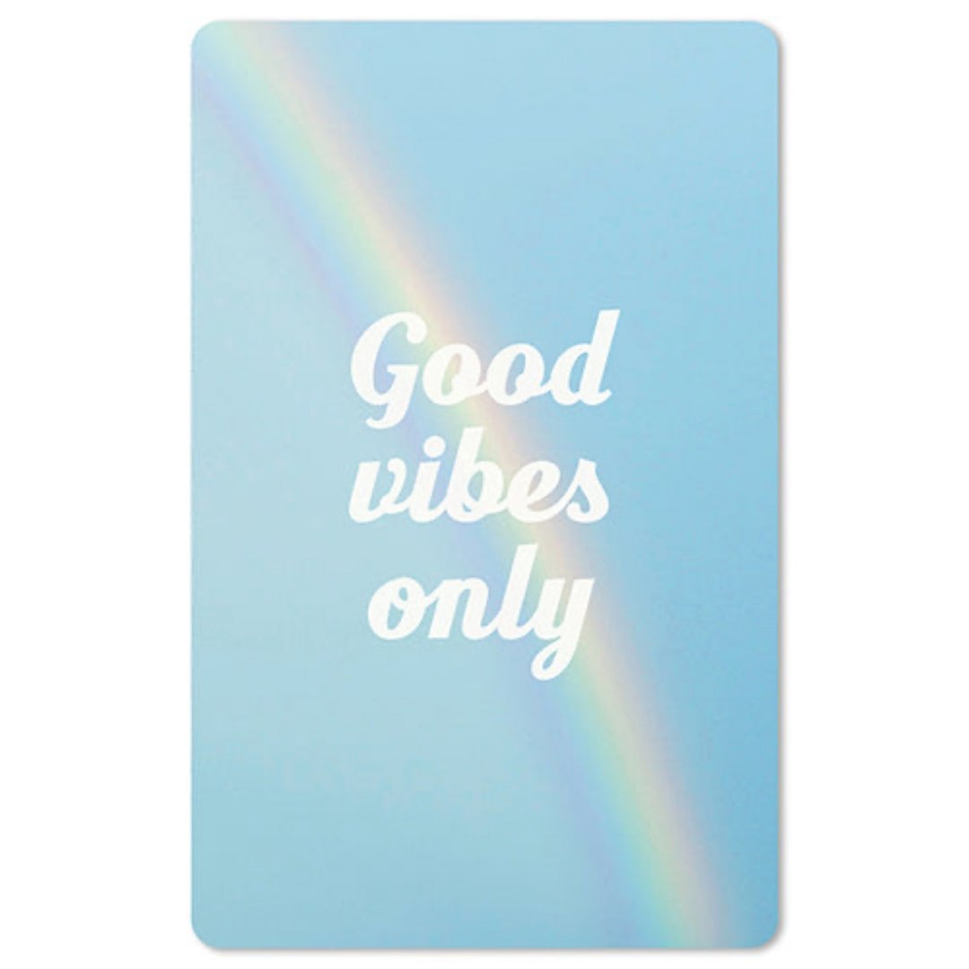 Lunacard Mini Postkarte Good vibes - Teeliesel  Default Title