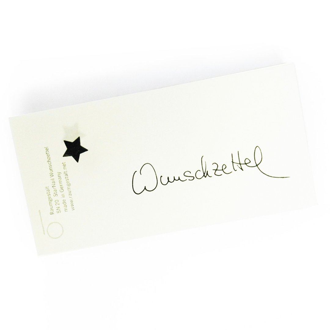 Raumgestalt StarNail Merkzettel - Teeliesel  Default Title