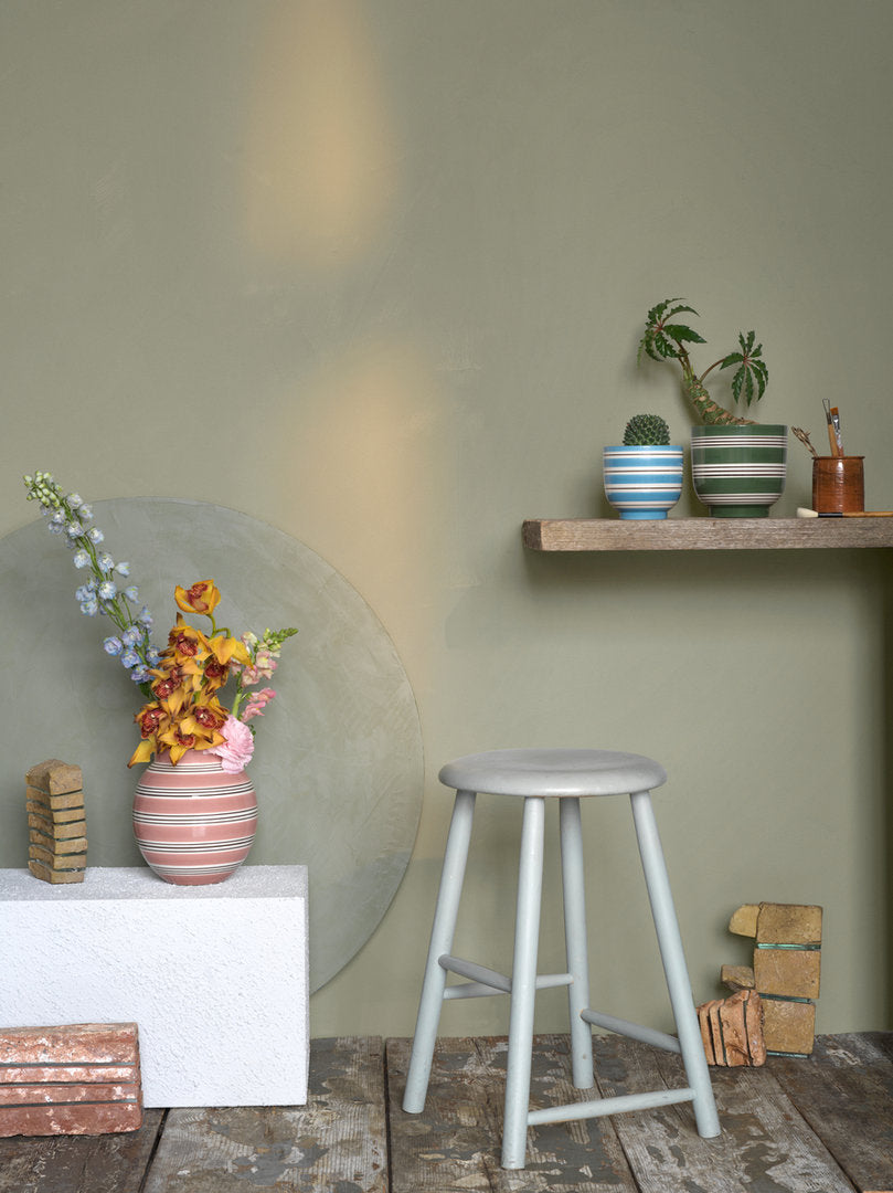 Kähler Omaggio Nuovo Vase 20,5cm Tauben Rosa