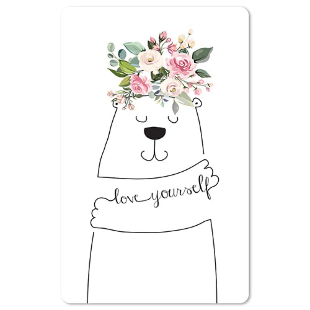 Lunacard Mini Postkarte Self love - Teeliesel  Default Title