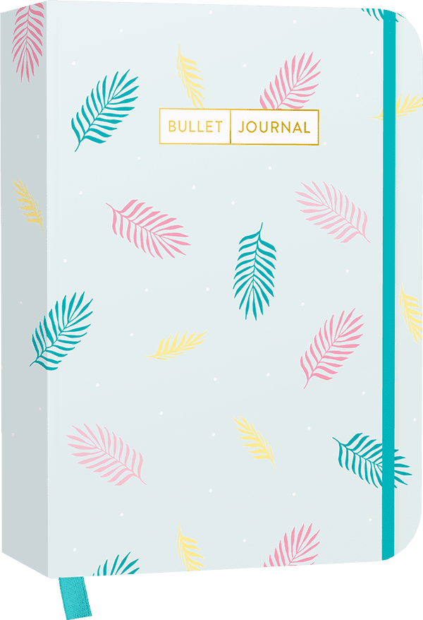 EMF Bullet Journal Pastel Leaves