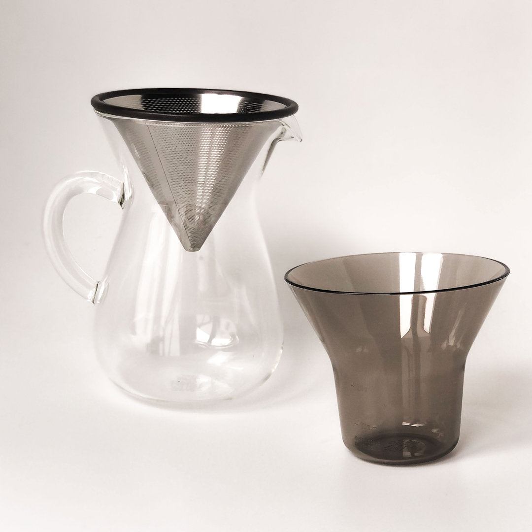 Kinto Filterkaffee-Set mit Edelstahlfilter 300 ml - Teeliesel  Default Title