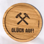 Holzpost Glück auf