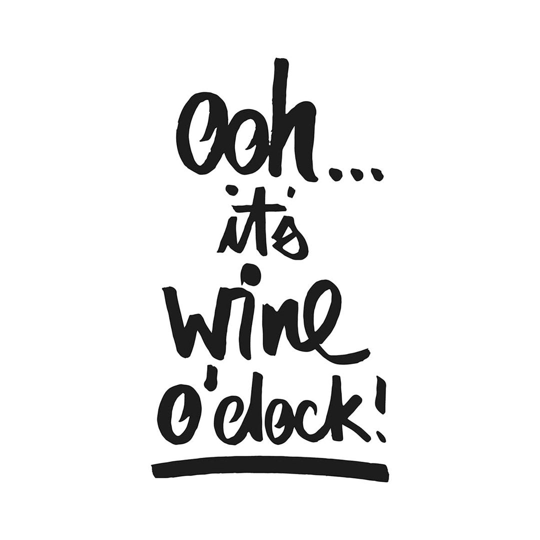 ppd Wine o clock Serviette 25x25