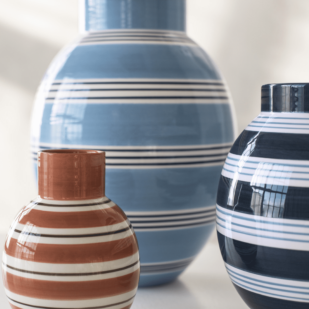 Kähler Omaggio Nuovo Vase Blau 30 cm
