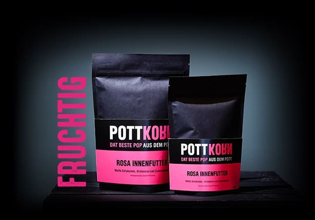 Pottkorn Popcorn Rosa Innenfutter