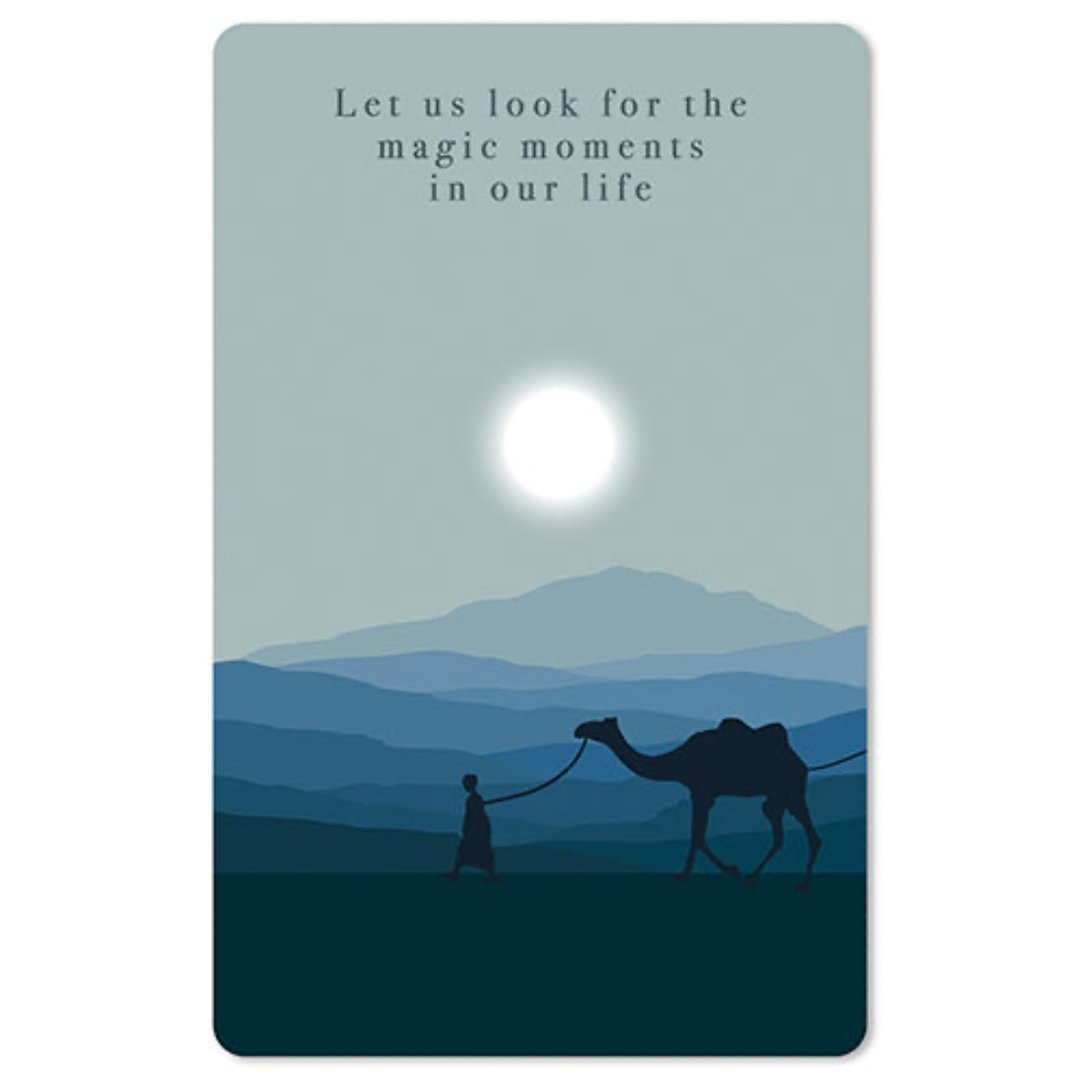 Lunacard Mini Postkarte Magic Moments - Teeliesel  Default Title