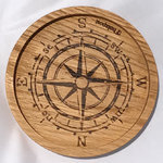 Holzpost Kompass