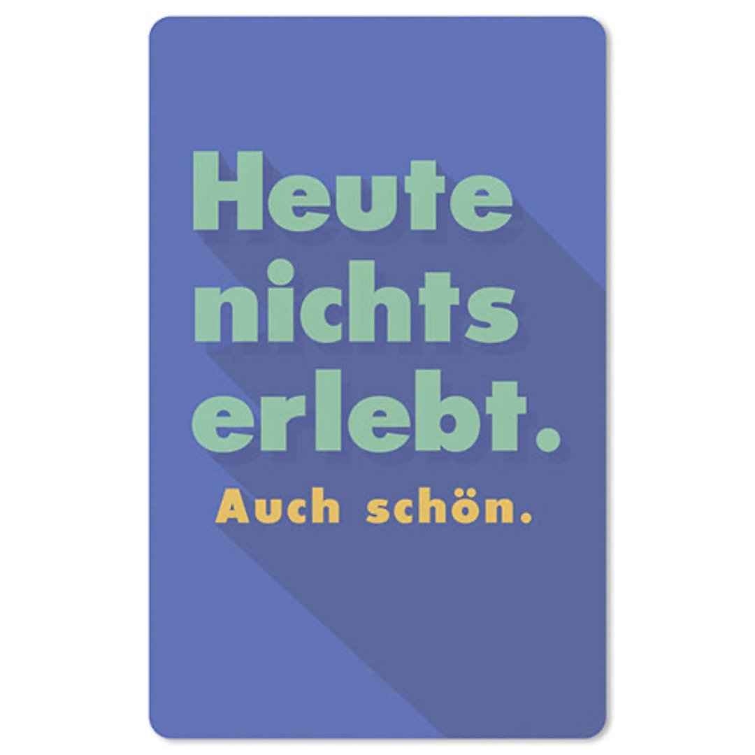 Lunacard Mini Postkarte Auch schön