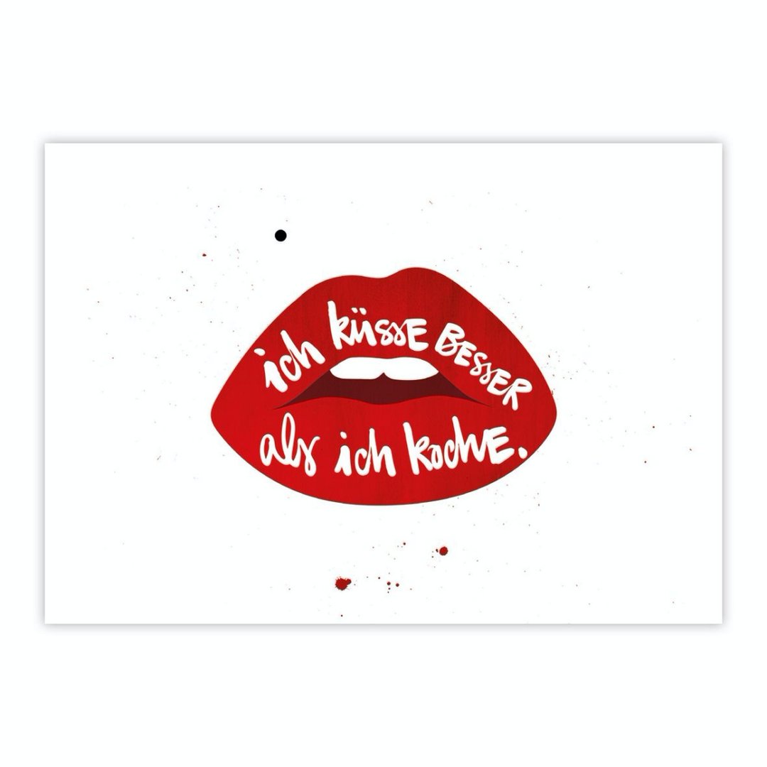 ppd Ich küsse besser Postcard - Teeliesel  Default Title