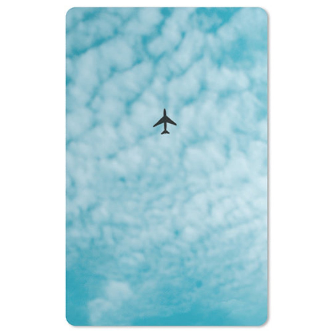 Lunacard Mini Postkarte Airplane sky - Teeliesel  Default Title