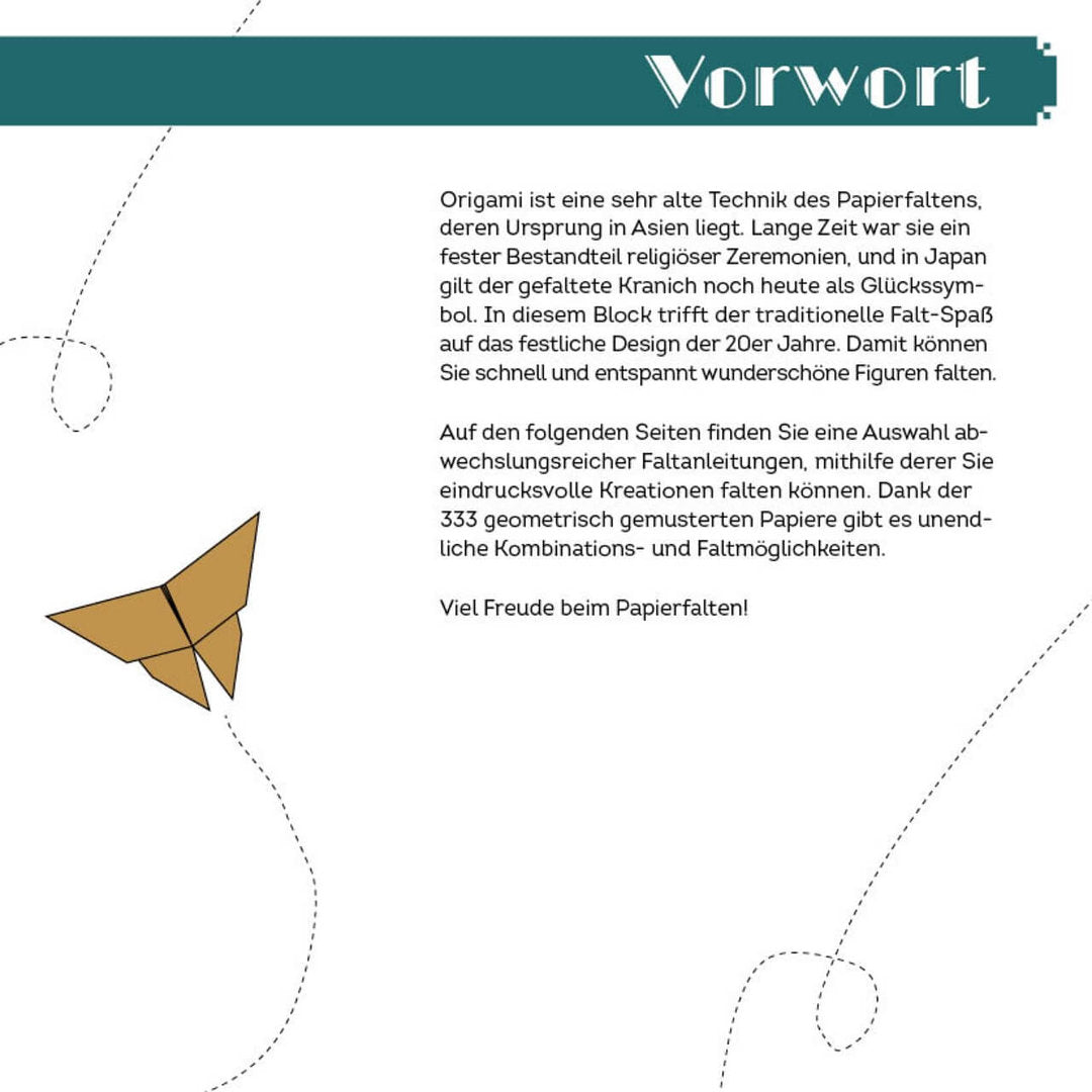 EMF  Origami Blütenpracht aus Papier