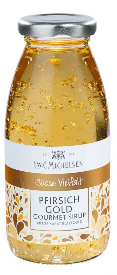 L.W.C. Michelsen Gourmet Sirup Pfirsich Gold