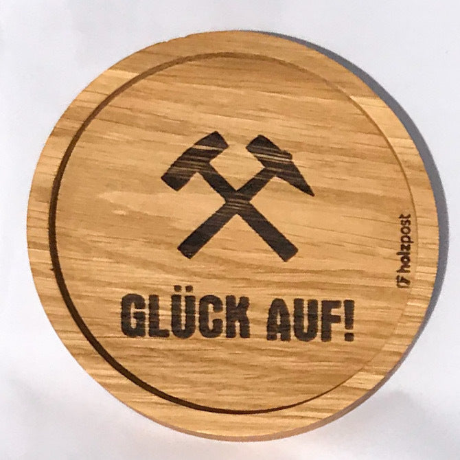 Holzpost Glück auf